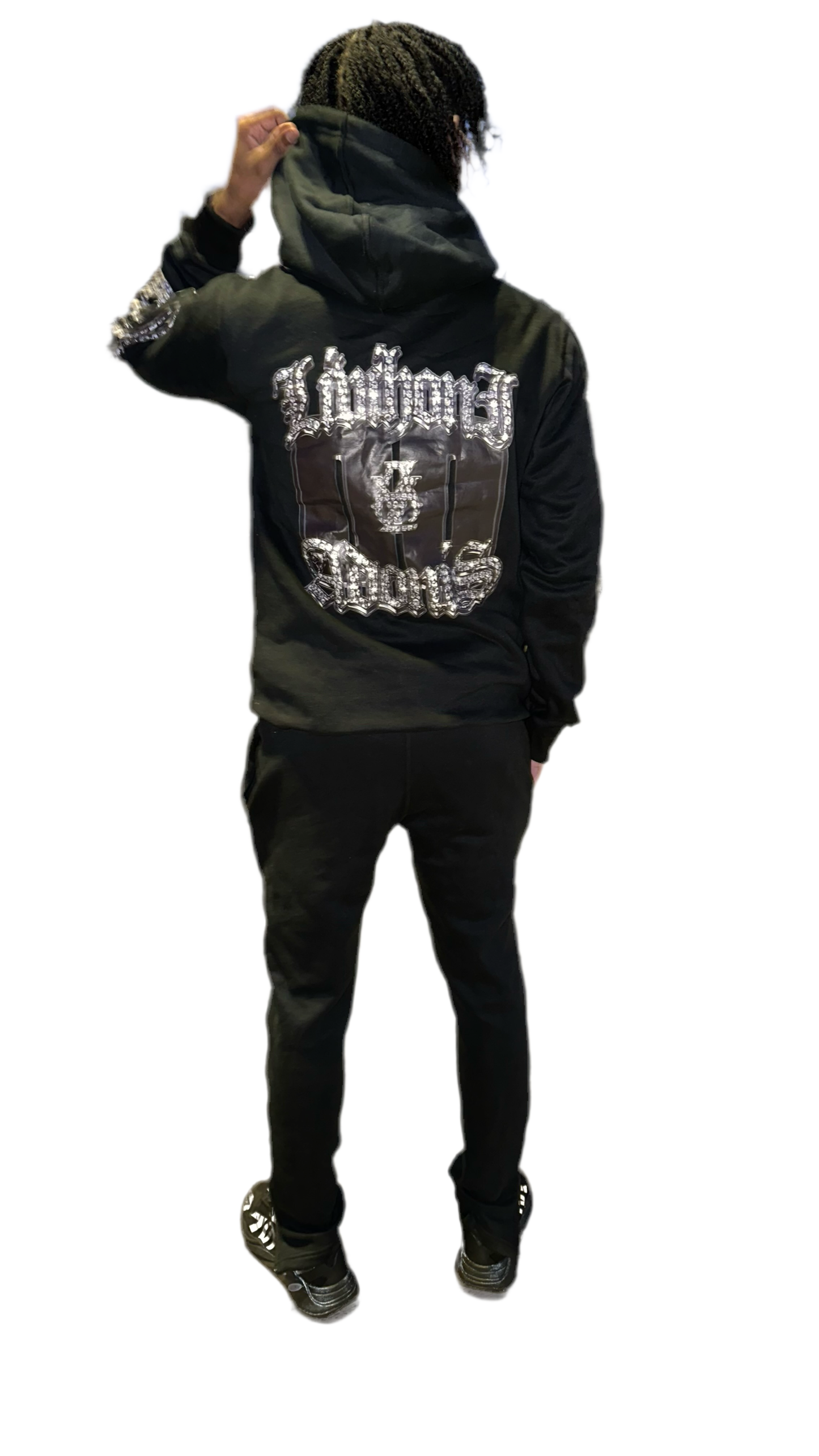 Black Angel wings sweat suits