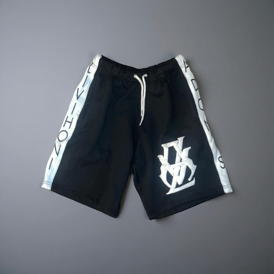 Black/White LVA shorts